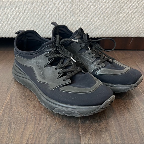 Salvatore Ferragamo Other - Salvatore Ferragamo Pocket Nero Men’s Sneakers